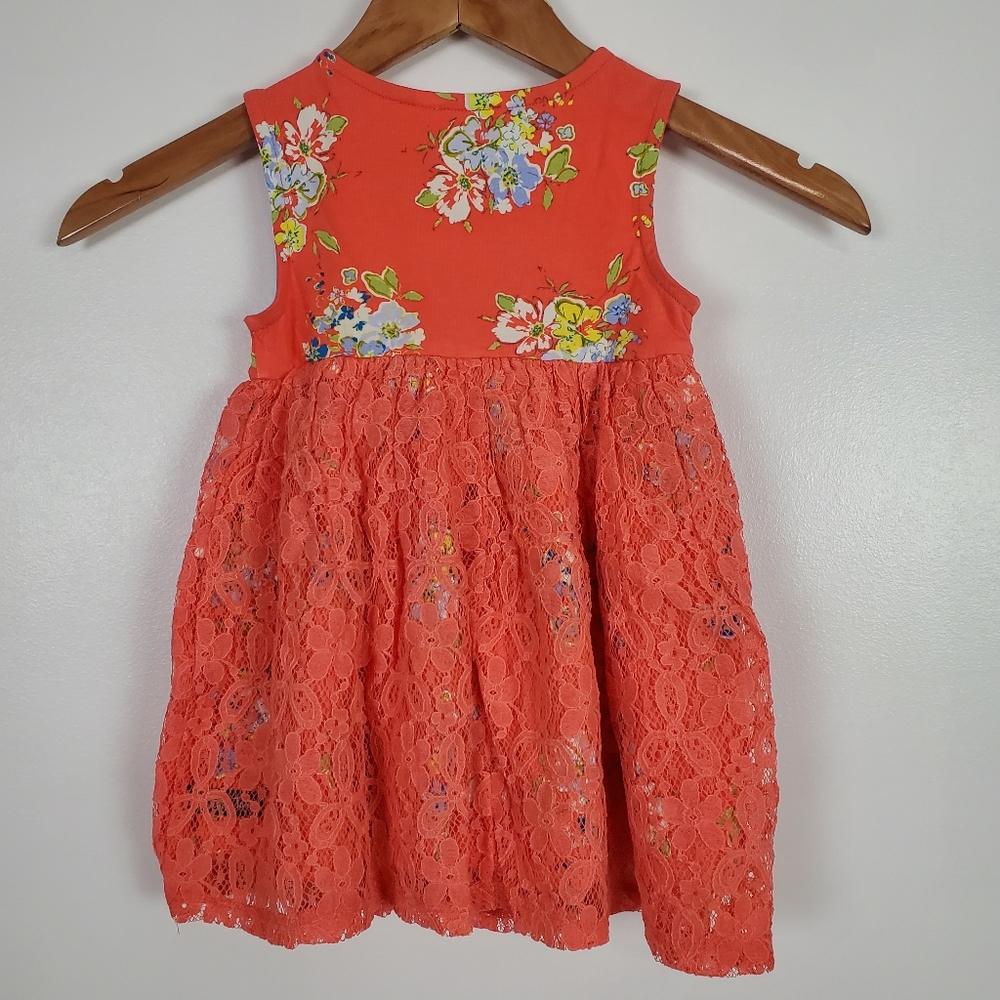 Matilda Jane NWT Layla dress toddler Size 2 floral print lace sleeveless - Picture 2 of 5